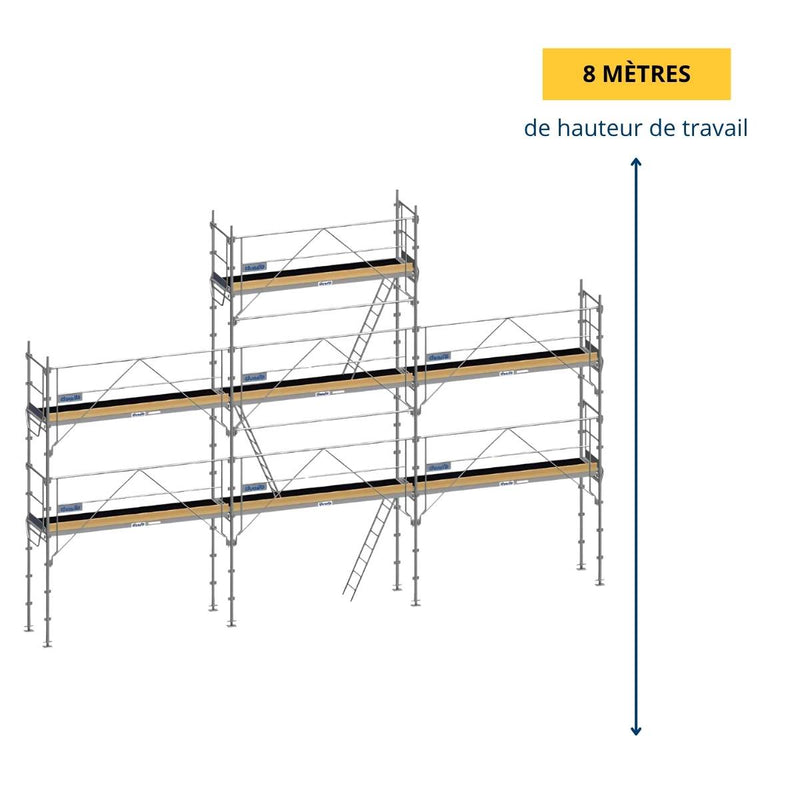 Échafaudage façadier Pignon DUARIB F3000 68 m²