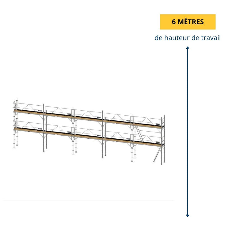 Échafaudage façadier F3000 96m²