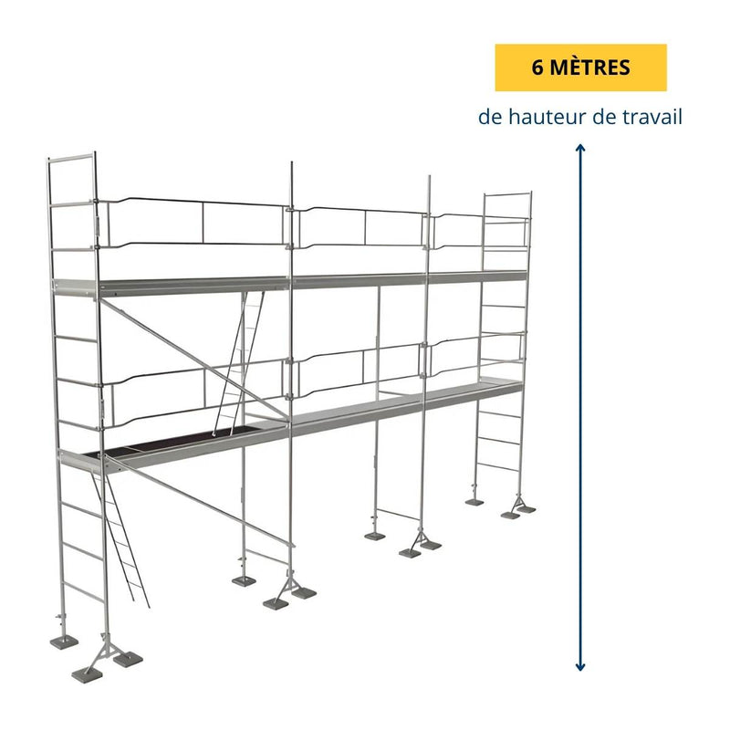 Échafaudage acier M49 Tubesca-Comabi – 60 m²