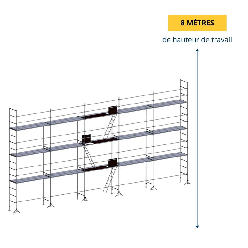Échafaudage maçon ES49 128 m²