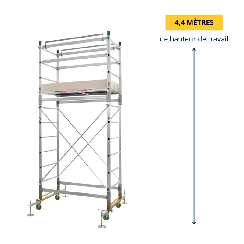 Échafaudage intérieur aluminium MasterAlu 4.40m