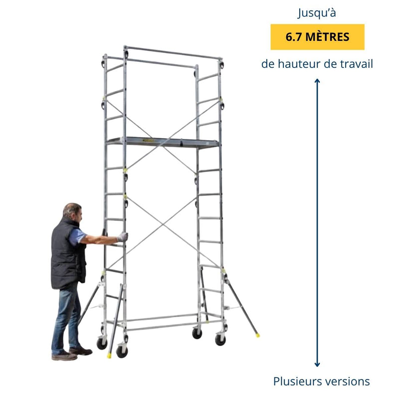 Échafaudage roulant Quad’Up Évolution Centaure Duarib
