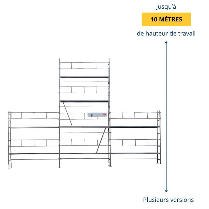 Échafaudage faitage révolution 4en1