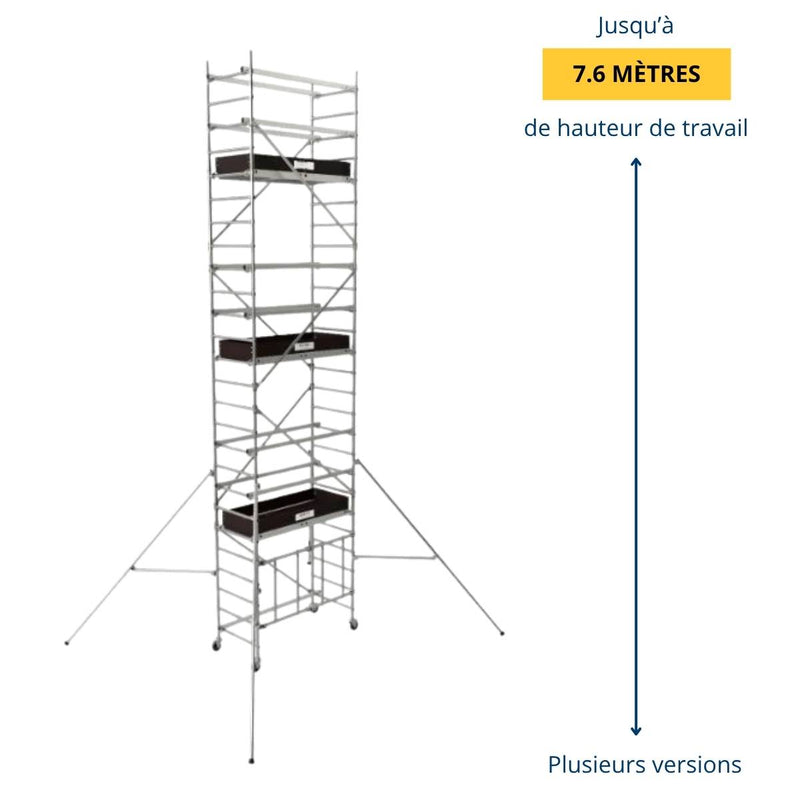 Échafaudage Roulant Pliant Aluminium RUNNER