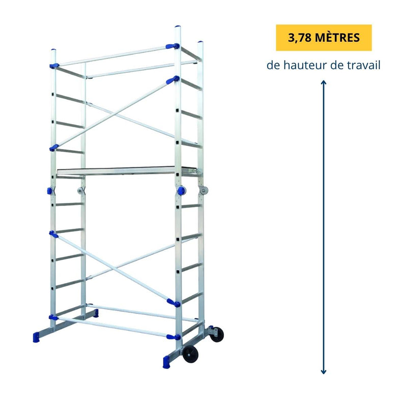 Échafaudage aluminium multi-fonctions Brico Simply