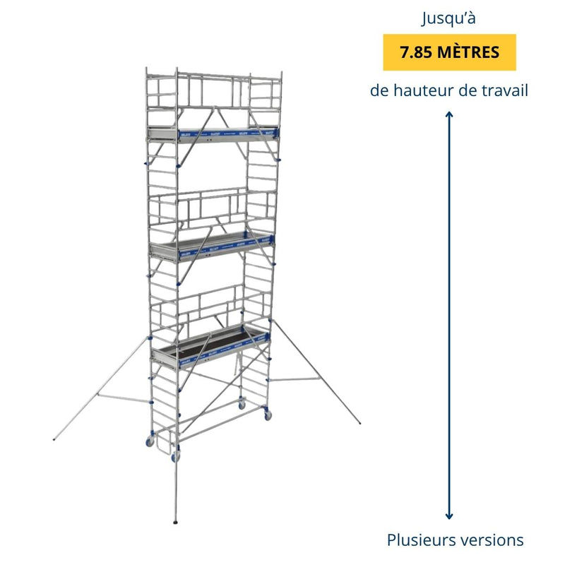 Échafaudage roulant aluminium TOTEM LINE 250