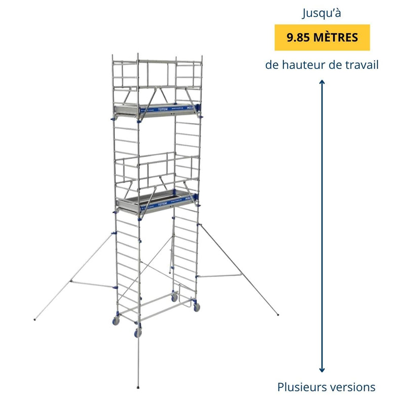 Échafaudage roulant aluminium TOTEM 2 LINE 180