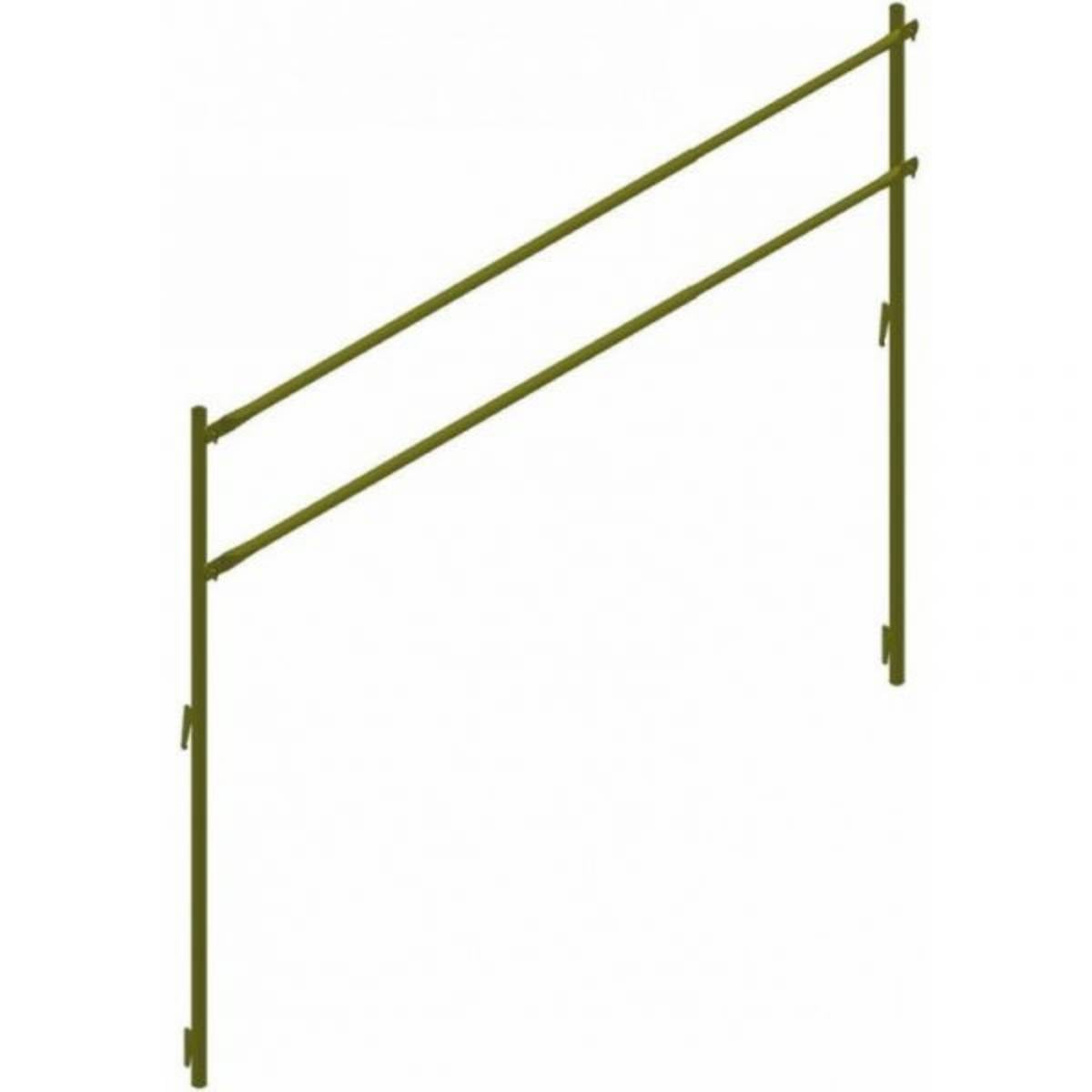 Garde-corps télescopique de montage MEKA 48 (2m à 3m)