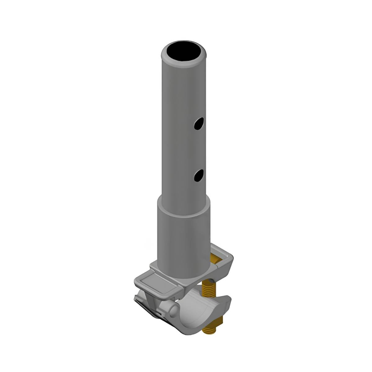 Potelet à collier MEKA Ø48 mm en acier zingué