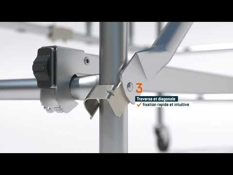 Échafaudage RUNNER Roulant Pliant Aluminium