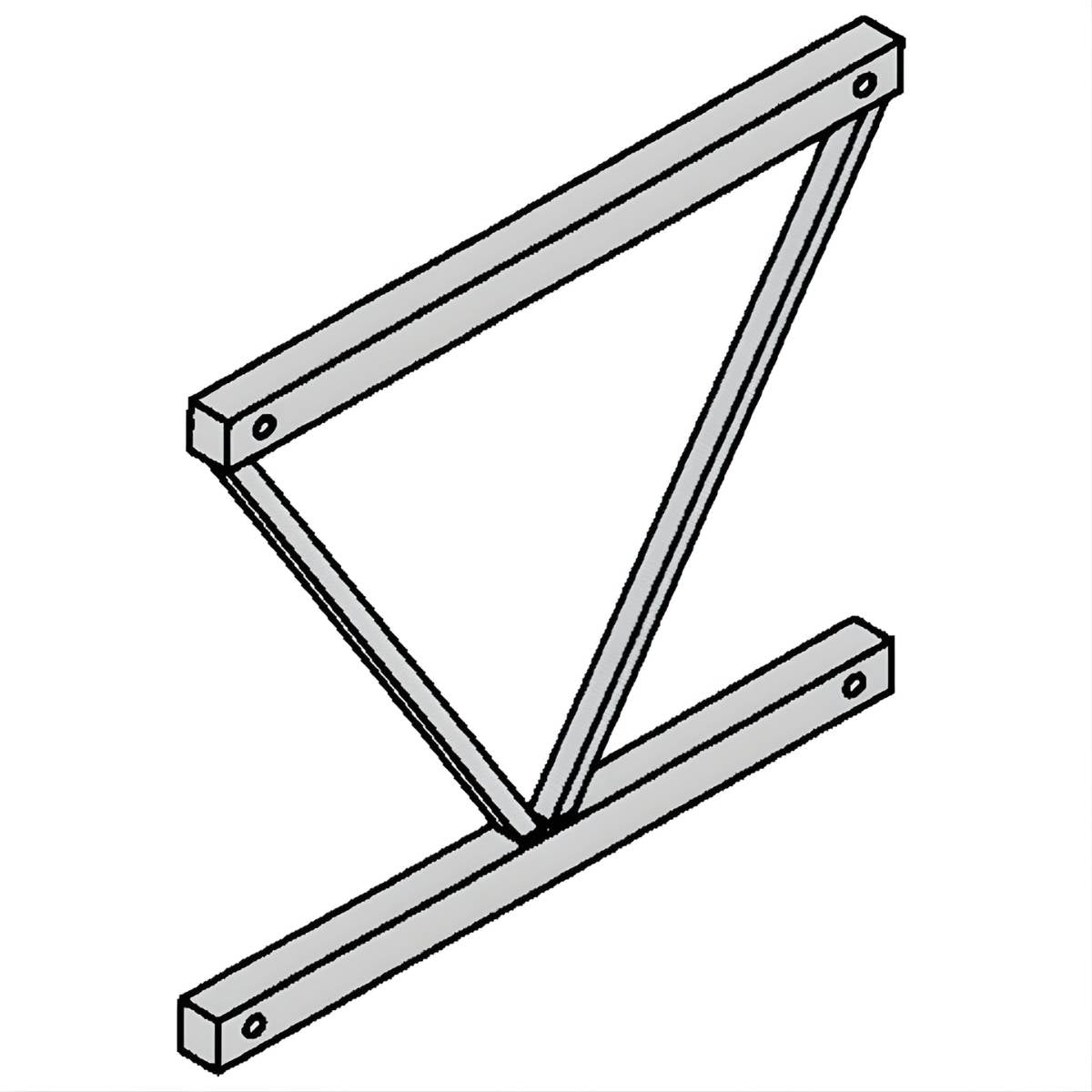 Poutre en acier galvanisé 1m Altrad - Réf N2127
