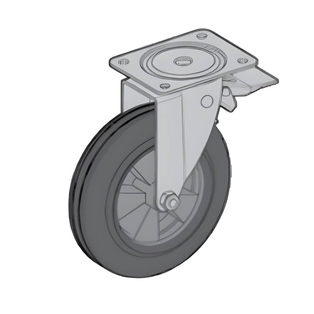 Roue pivotante Ø 200mm Échafaudages Stéphanois pour gamme Phenix