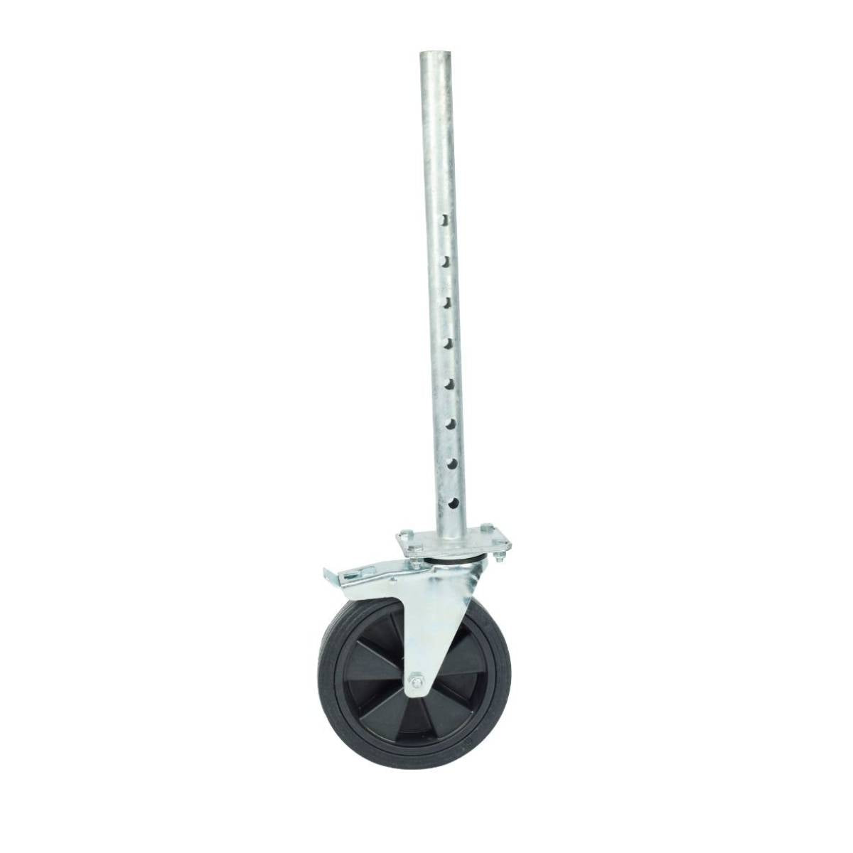 Roue de 250mm avec pied réglable Tubesca-Comabi - Charge 250kg