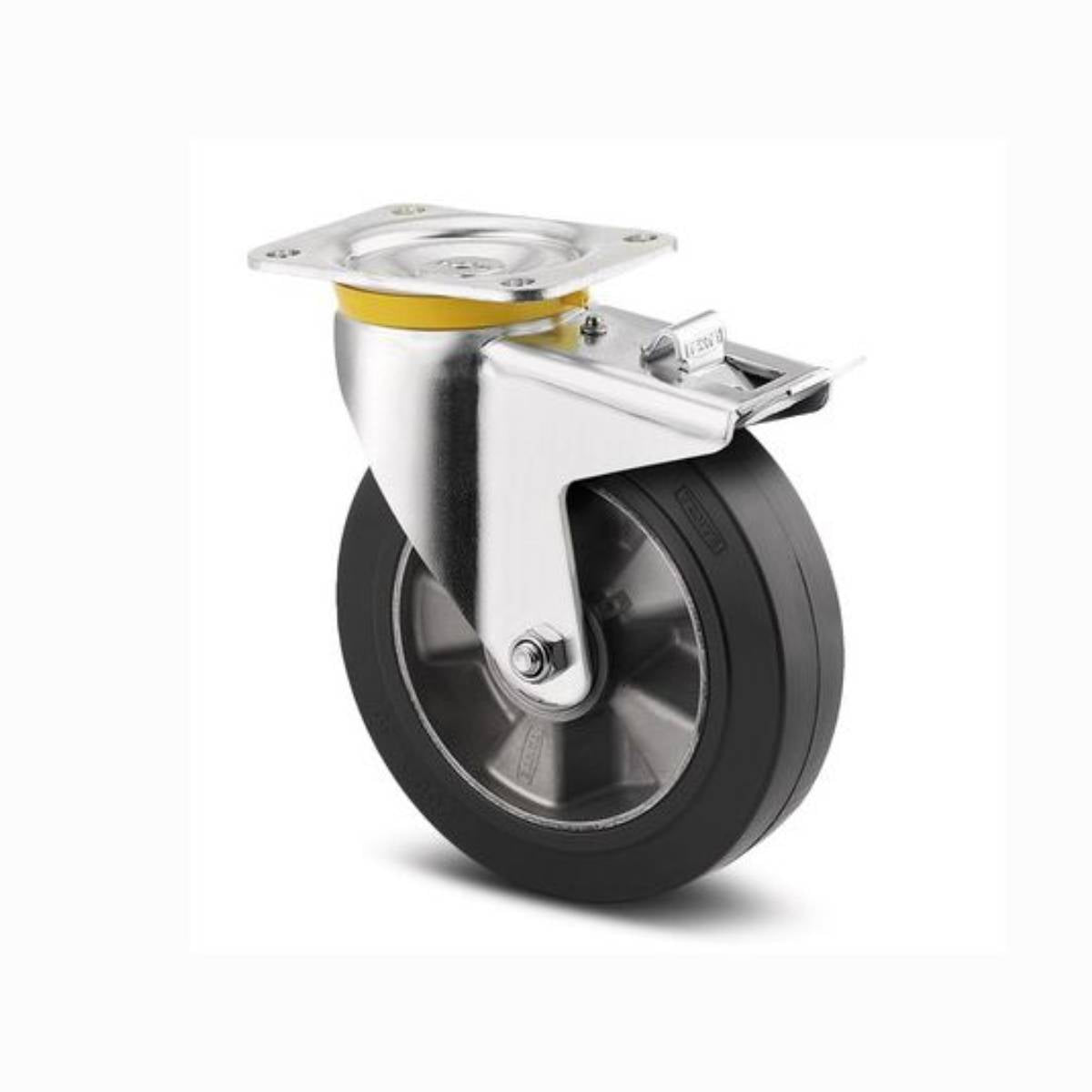 Roue avec frein Ø 250 mm capacité 500 kg