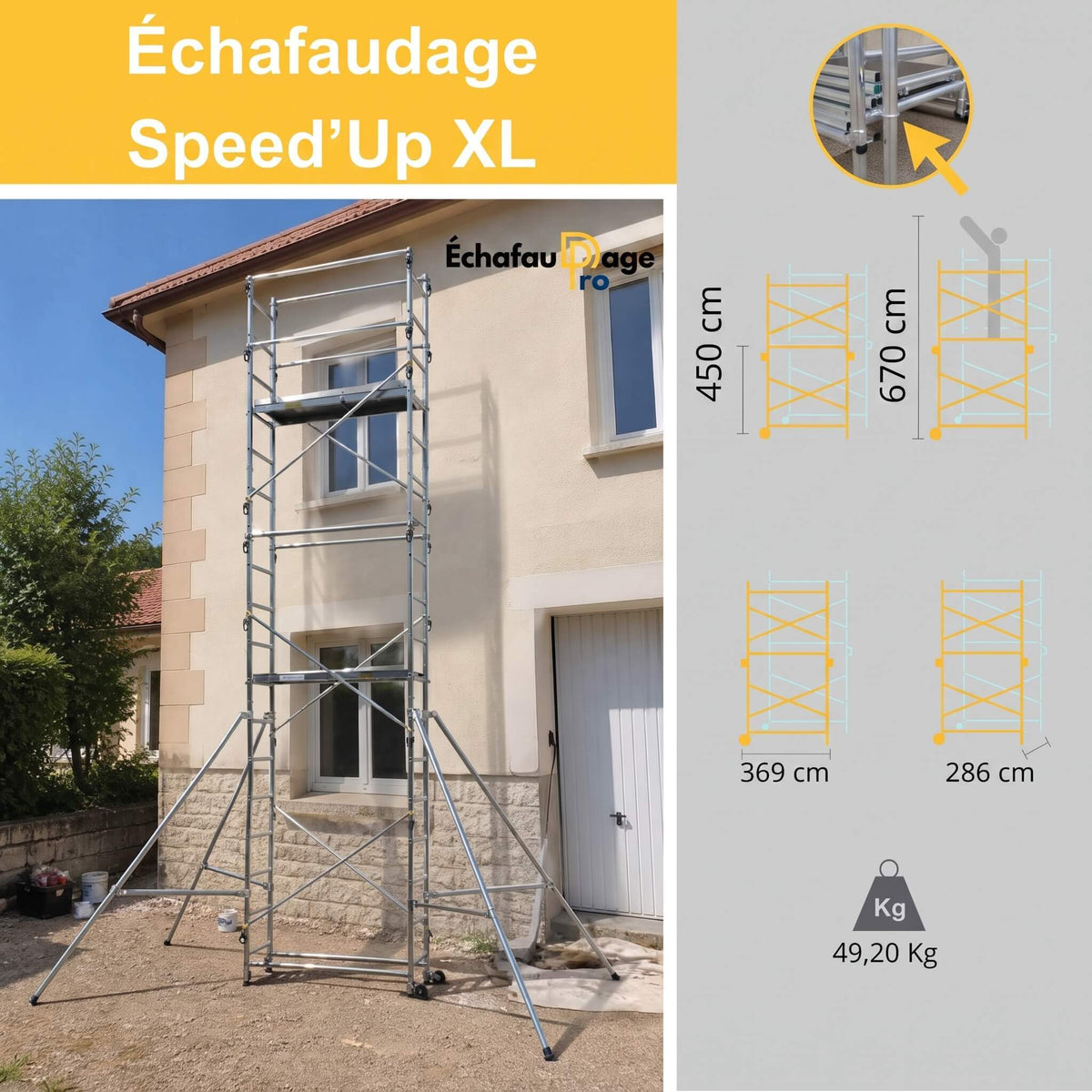Échafaudage Speed’Up XL Centaure