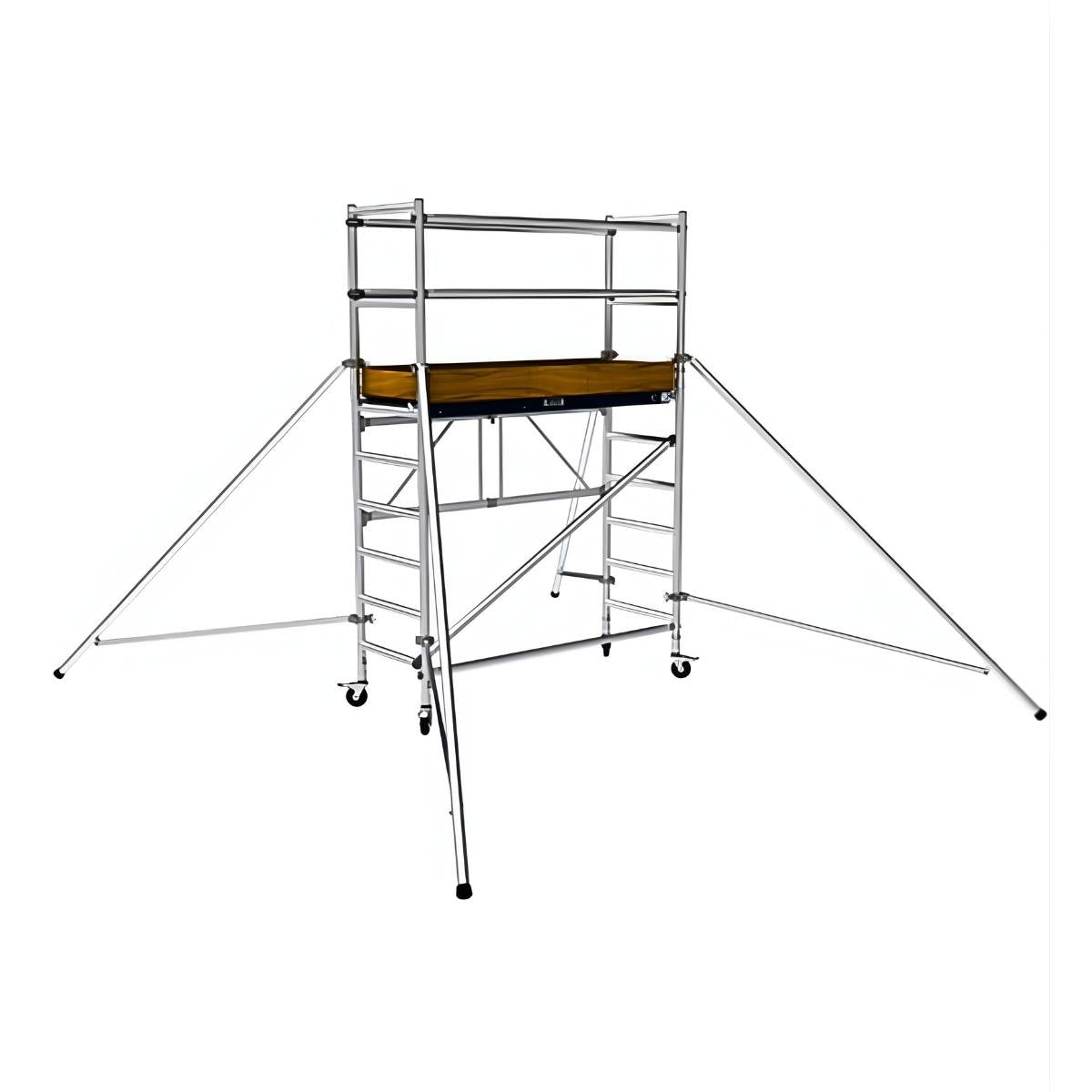 Échafaudage roulant pliant aluminium SPYDER 3,80 m