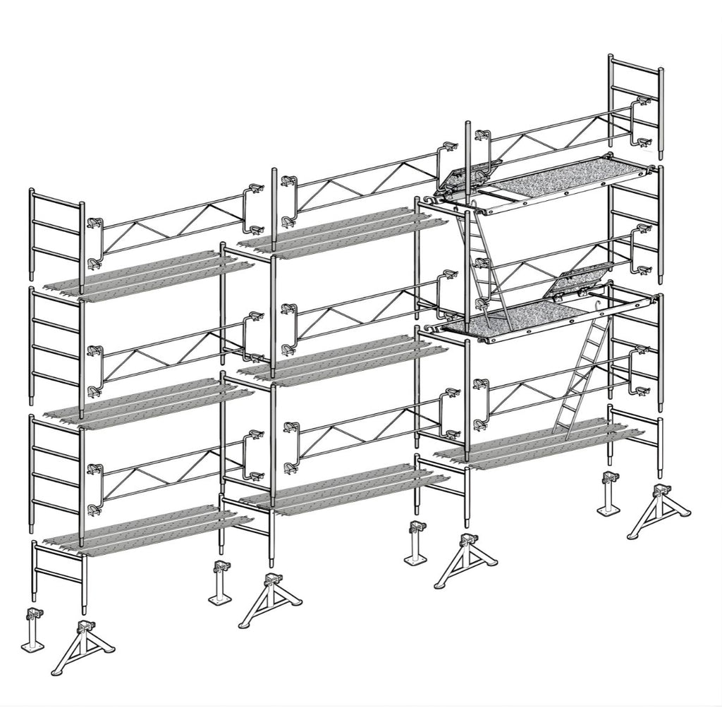 Échafaudage maçon Altrad 49 - 70 m²