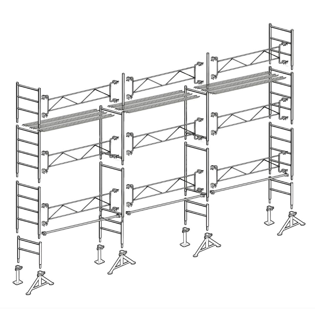 Échafaudage maçon Altrad 49 - 70 m²