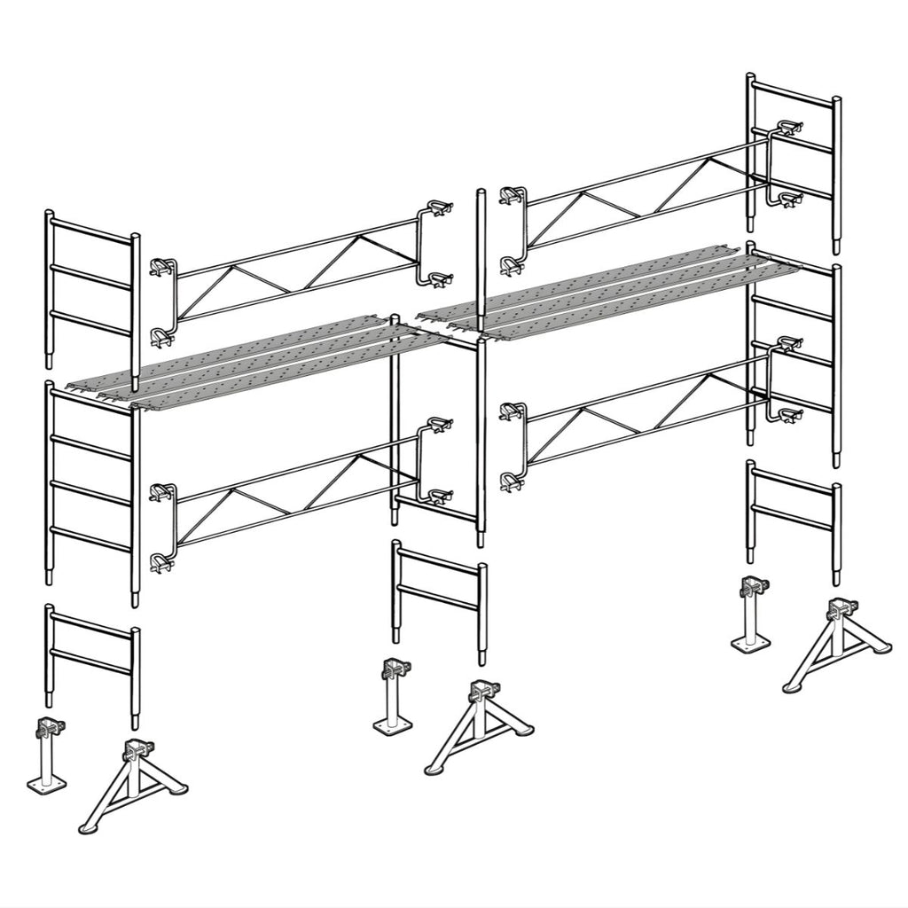 Échafaudage maçon Altrad 49 - 35 m²